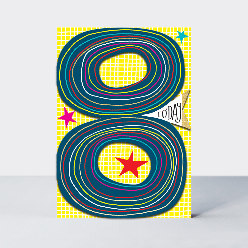 DITTO - Age 8 Boy - Birthday Card