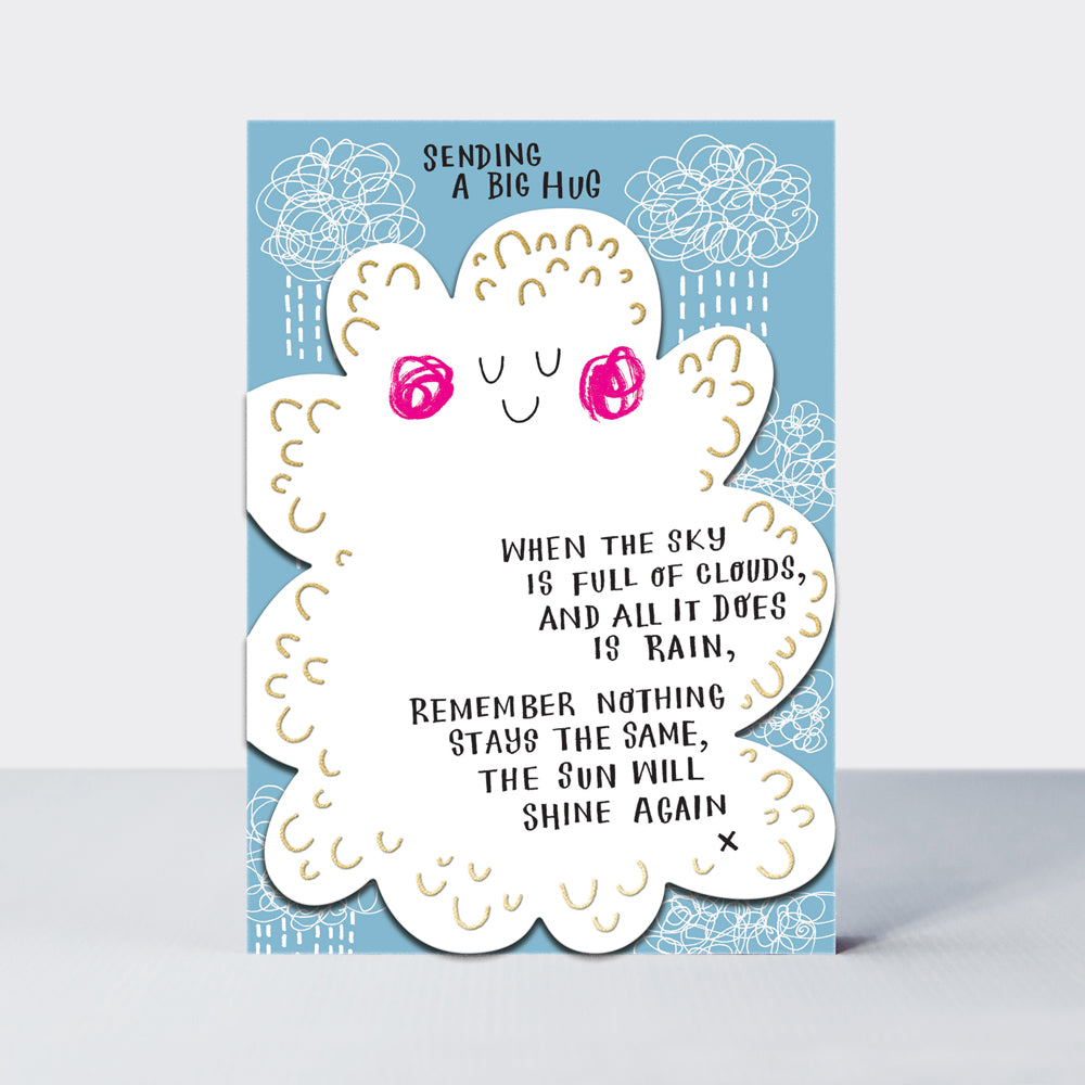 DITTO - Sending A Big Hug - Cloud Greetings Card