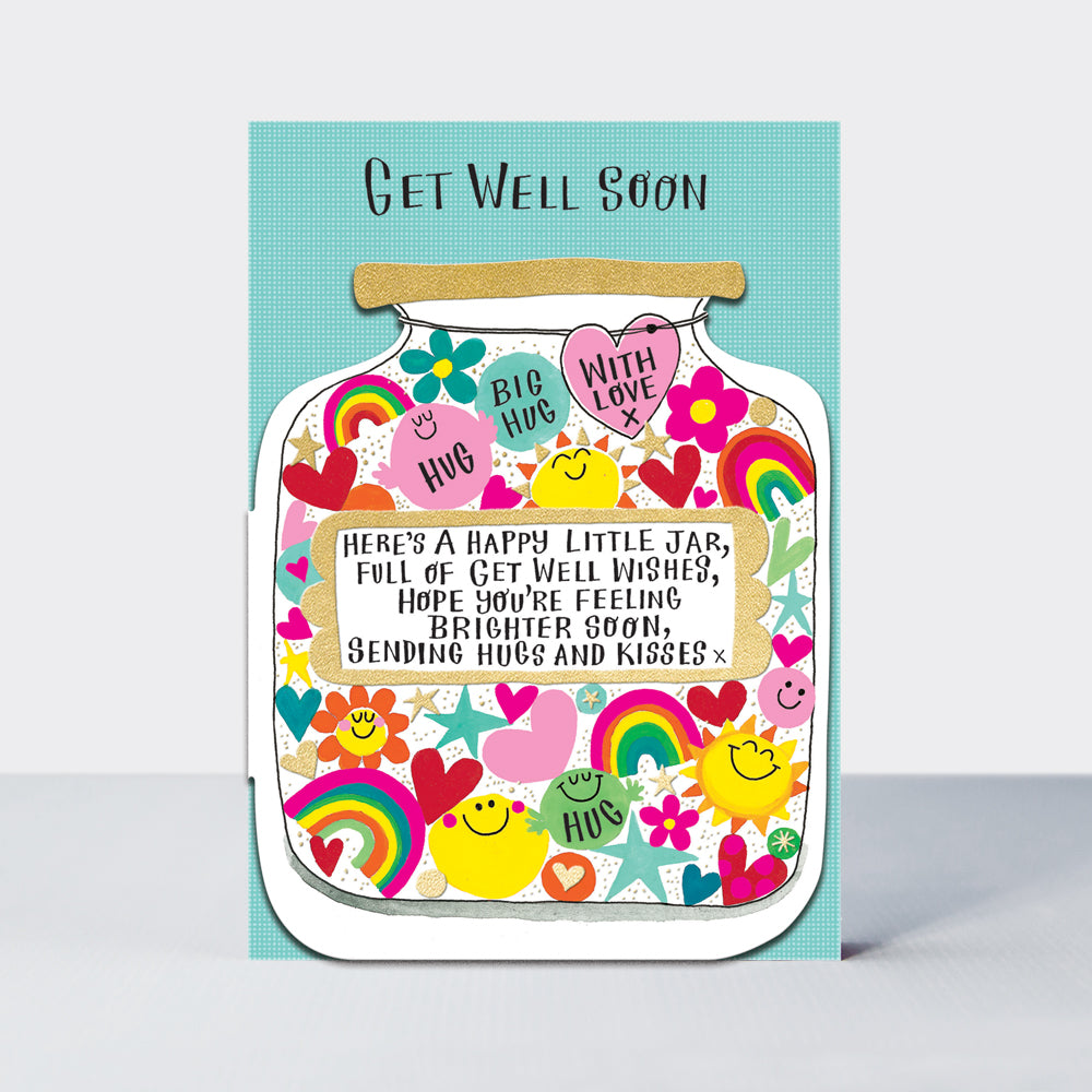 DITTO - Get Well Soon Sweetie Jar Greetings Card