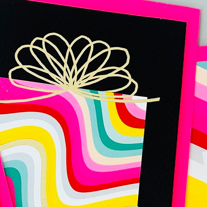 Dolly Mix - Colourful Birthday Present Birthday Card