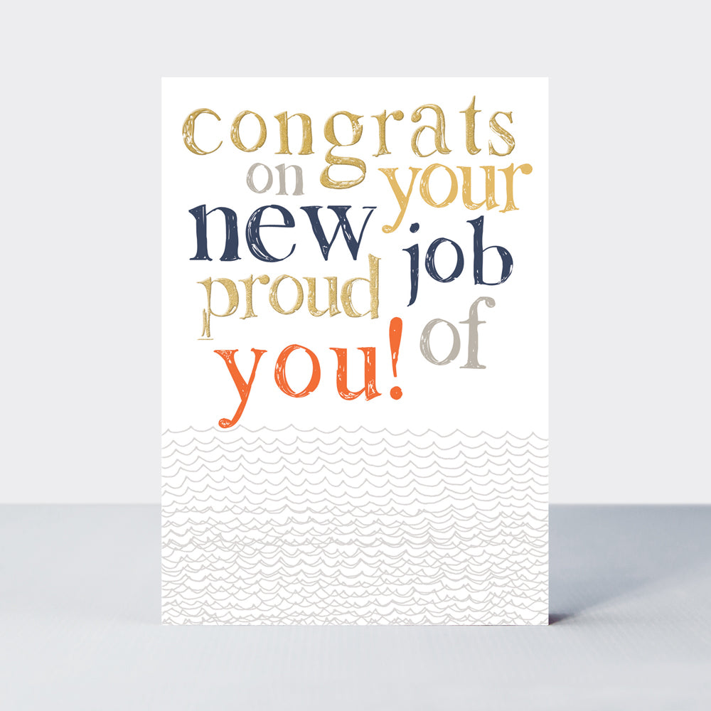 Ebb & Flow - New Job - Congrats Card