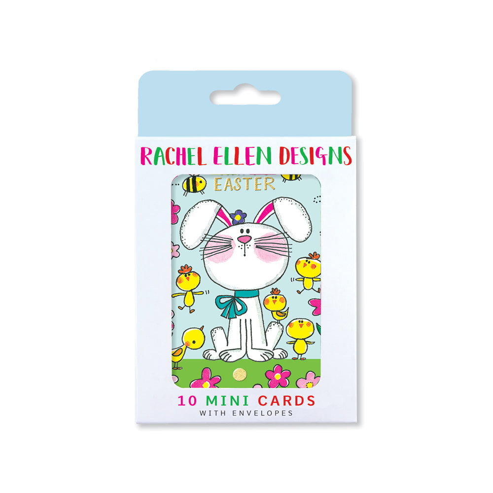 Easter pack of 10 Notecards - Easter Bunny