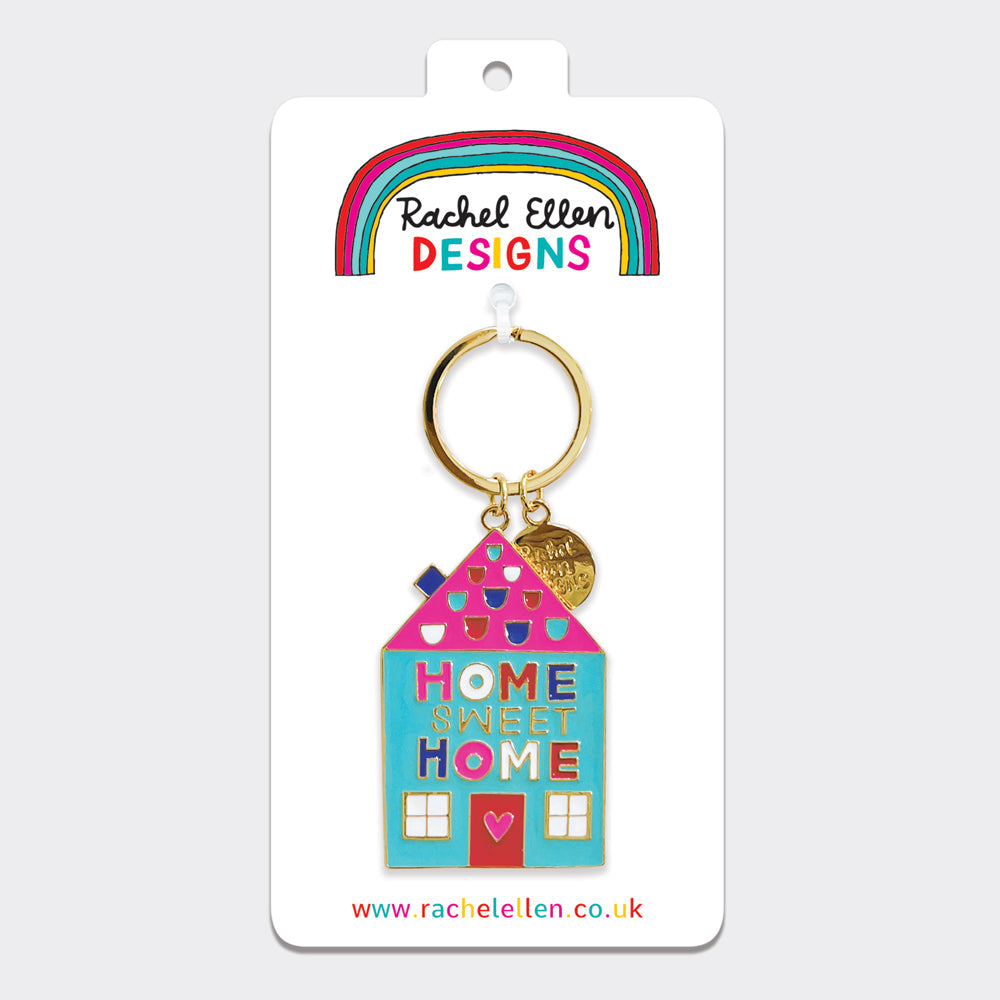 Enamel Keyrings - Home Sweet Home