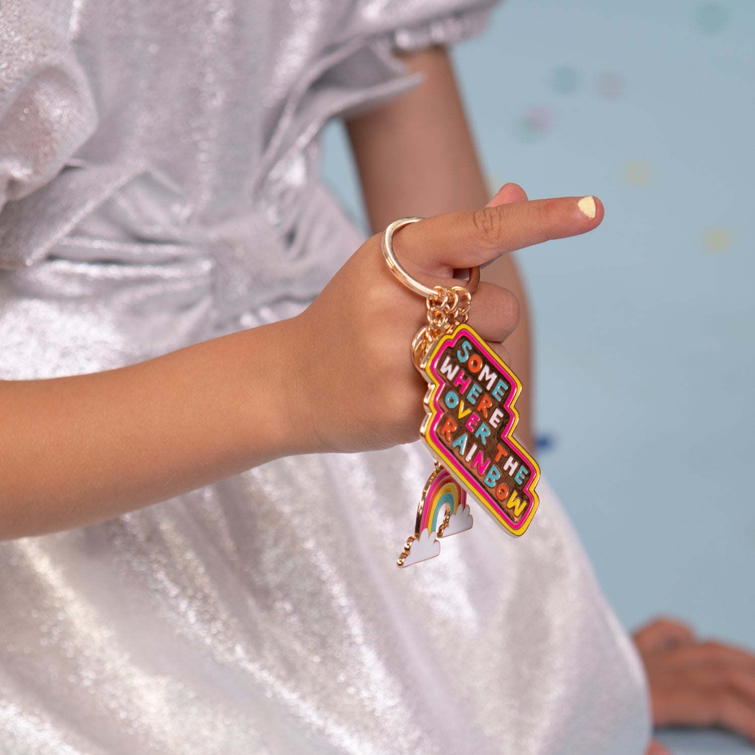 Enamel Keyrings - Somewhere Over The Rainbow