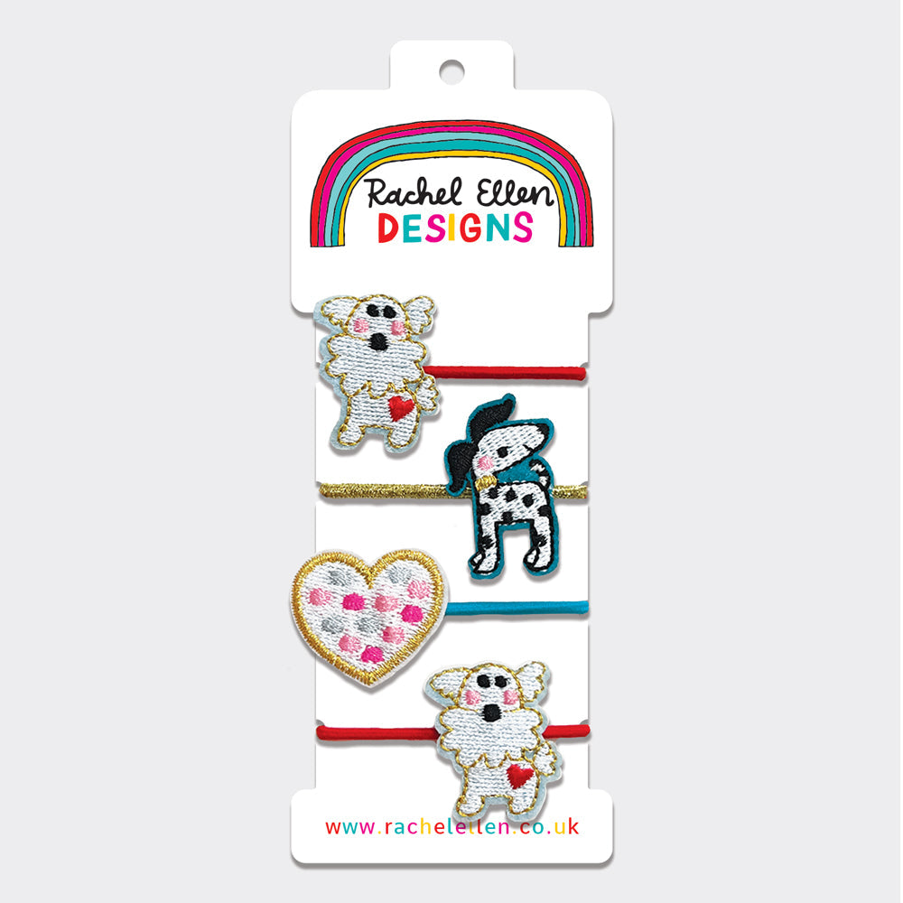 Hair Elastics (4 Pack) - Dogs and Heart