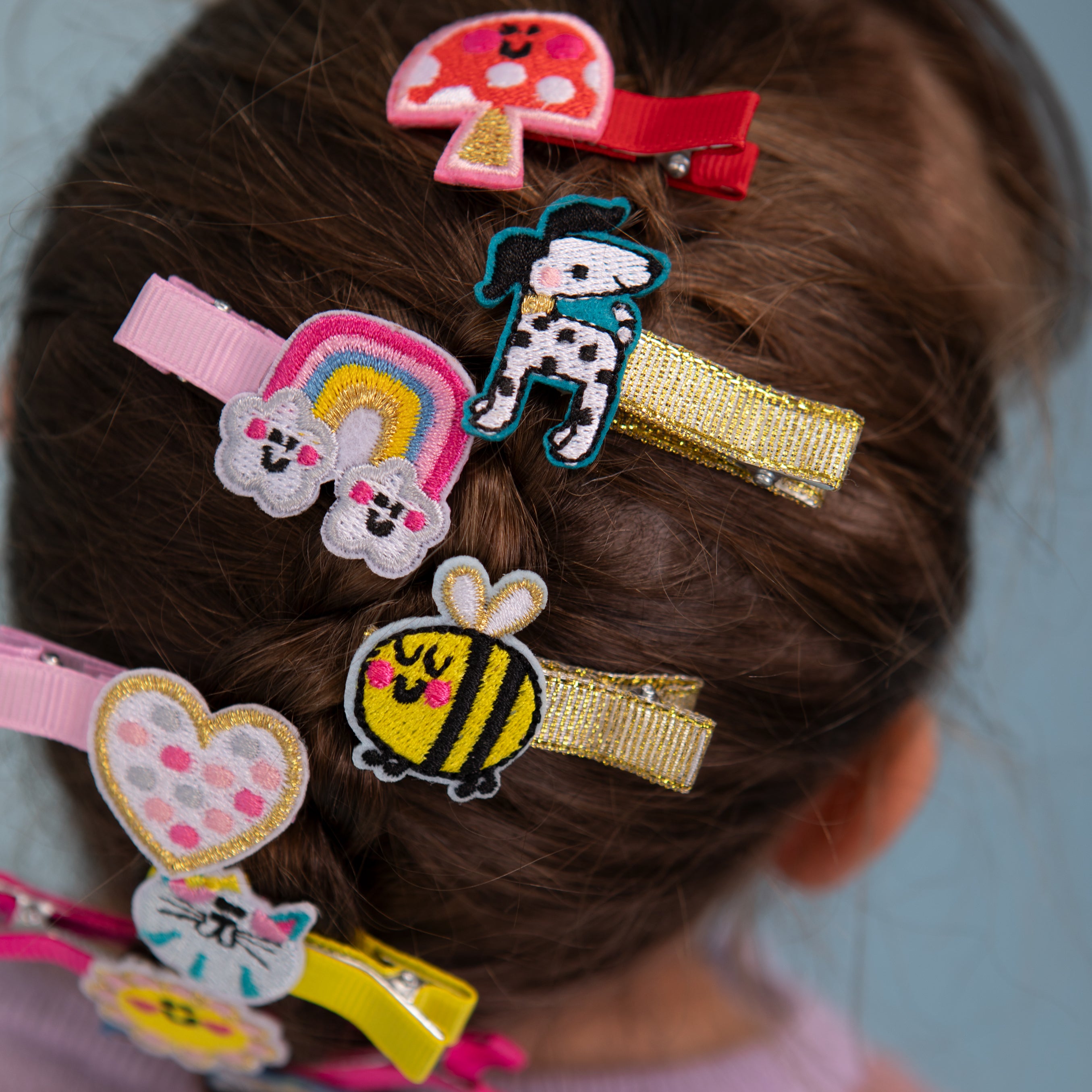 Hair Clips (2 Pack) - Bee & Flower