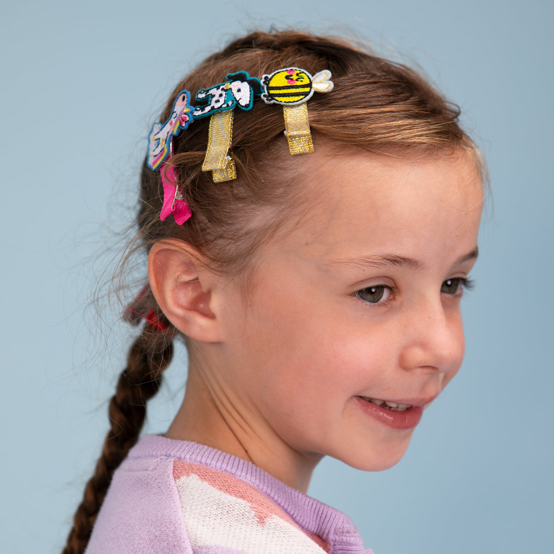 Hair Clips (2 Pack) - Bee & Flower