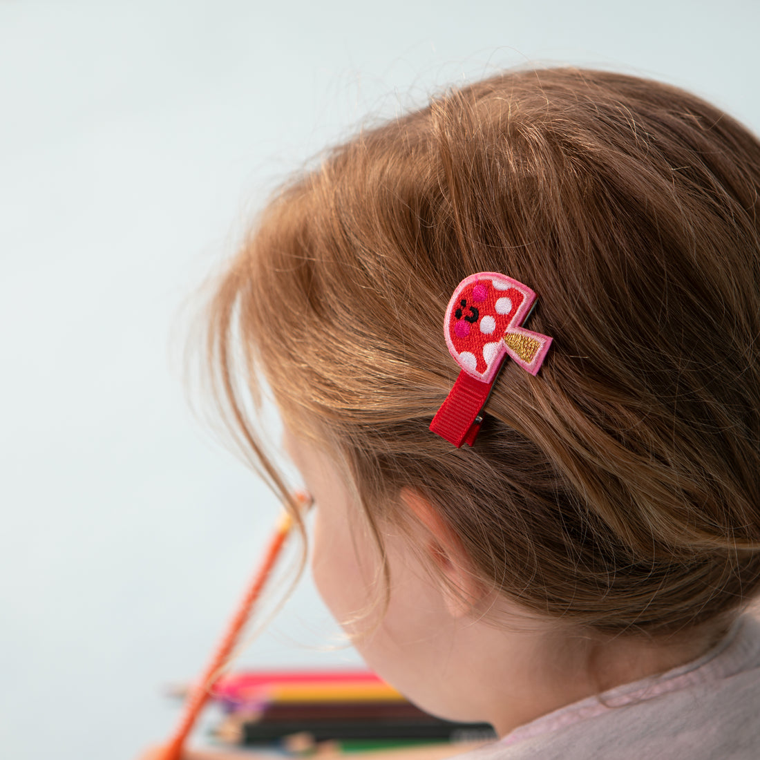 Hair Clips (2 Pack) - Toadstools