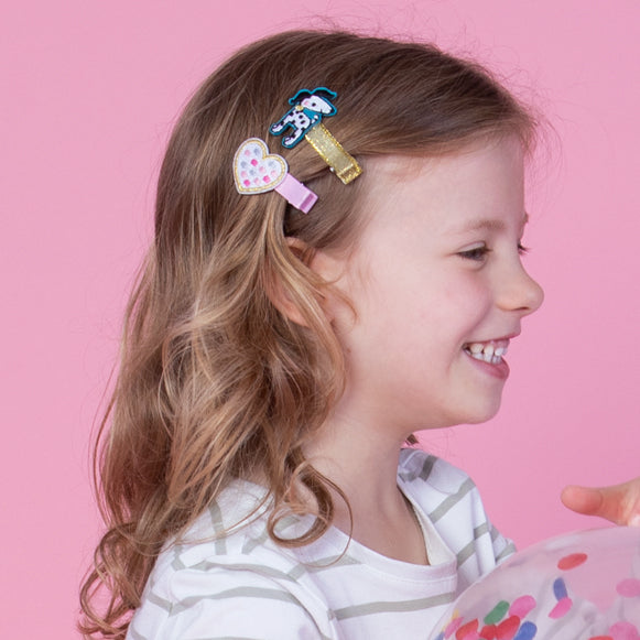 Hair Clips (2 Pack) - Hearts