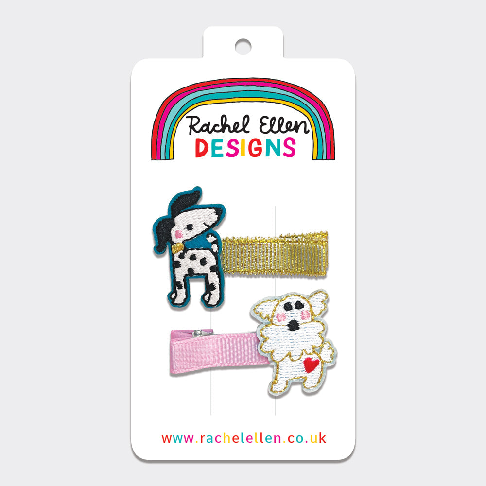 Hair Clips (2 Pack) - Dogs