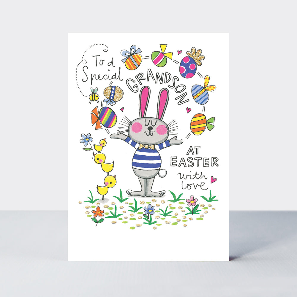 Easter Card - Easter Pipsqueak - Grandson at Easter