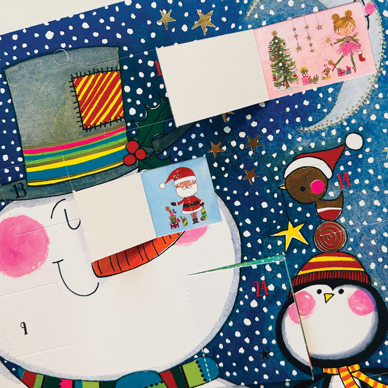 Traditional Advent Calendar - Snowman & Penguins