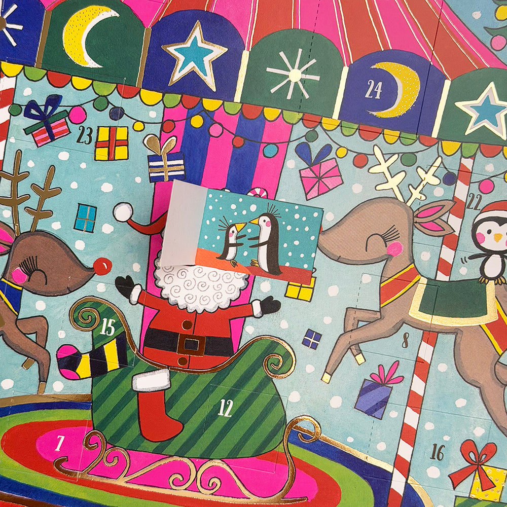 Advent Calendar - Christmas Carousel (foiled)