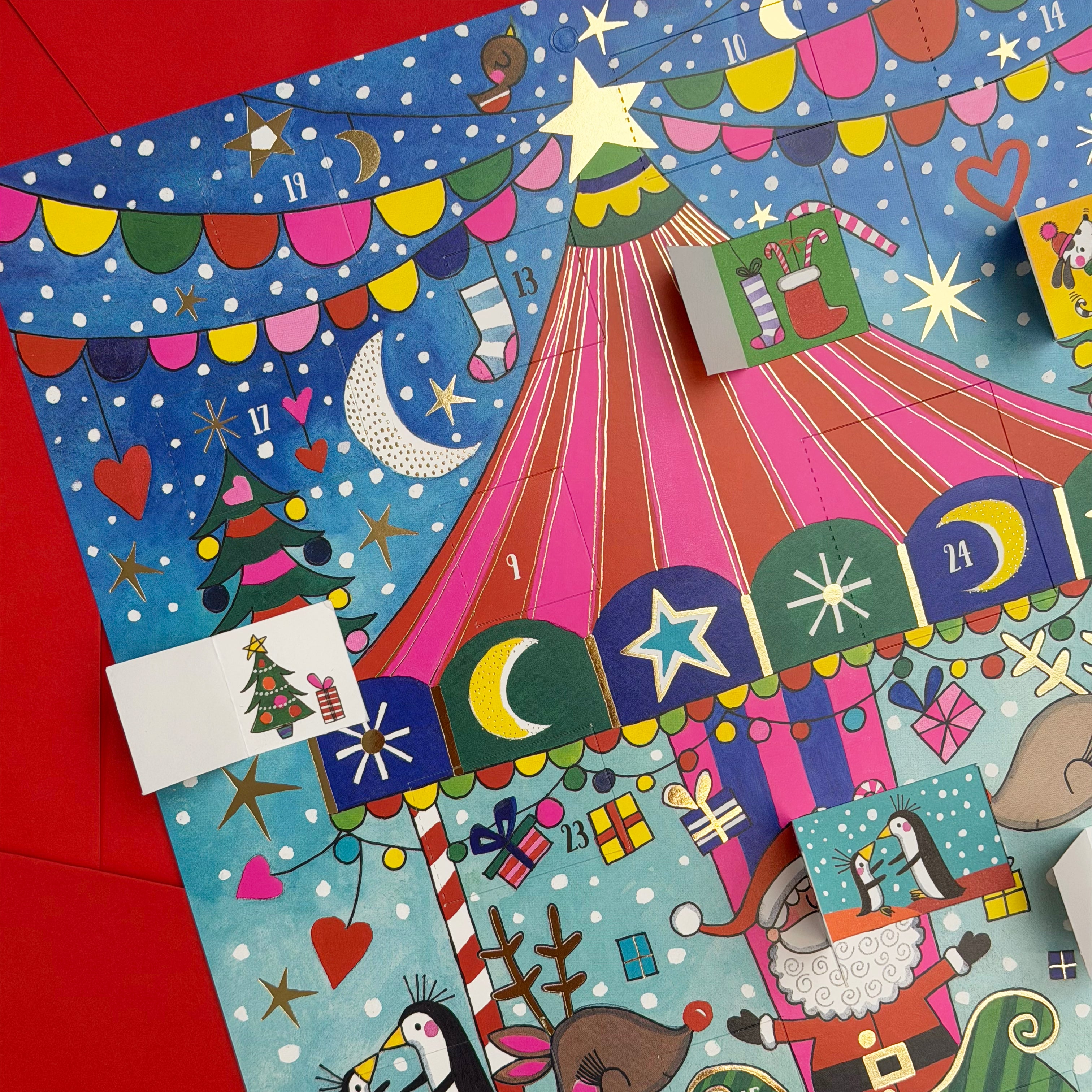 Advent Calendar - Christmas Carousel (foiled)