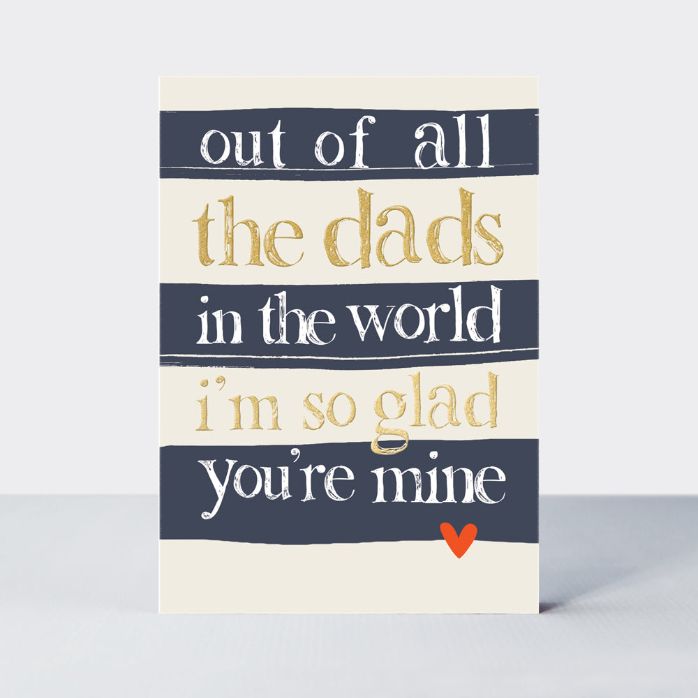 Father's Day Ebb & Flow - Dad So Glad You're Mine/Heart