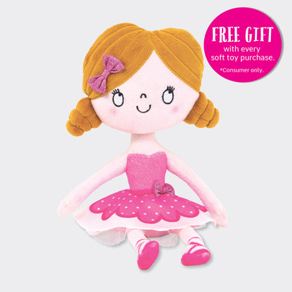Gracie Sparkles Ballerina Soft Toy