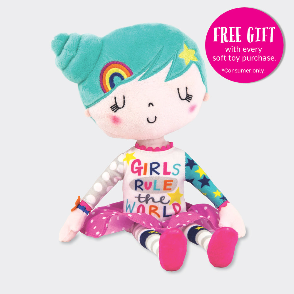 Suki Starburst 'Girls Rule' Soft Toy