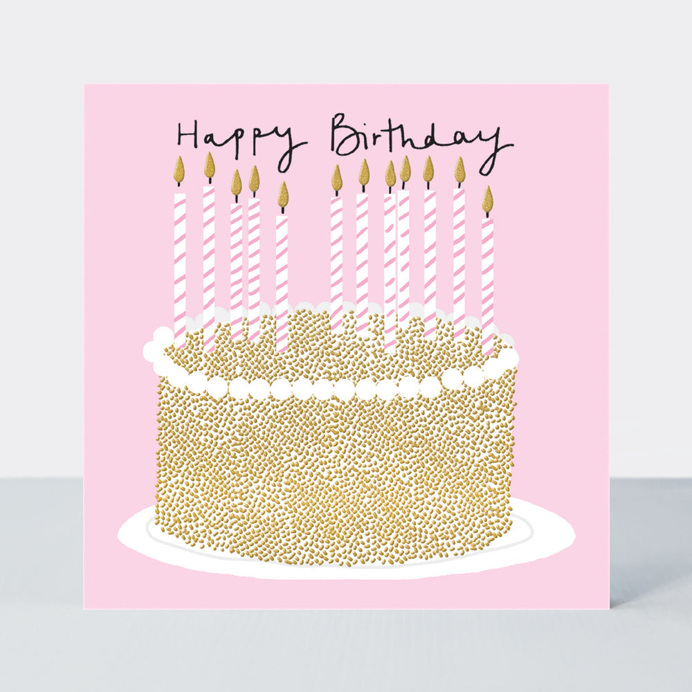 Field Day - Happy Birthday card - Cake & Candles