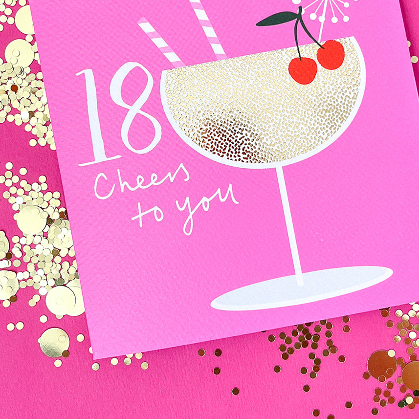 Field Day - Cocktail Age 18 birthday card