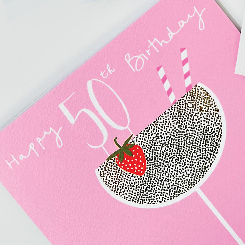 Field Day - Cocktail Age 50 birthday card