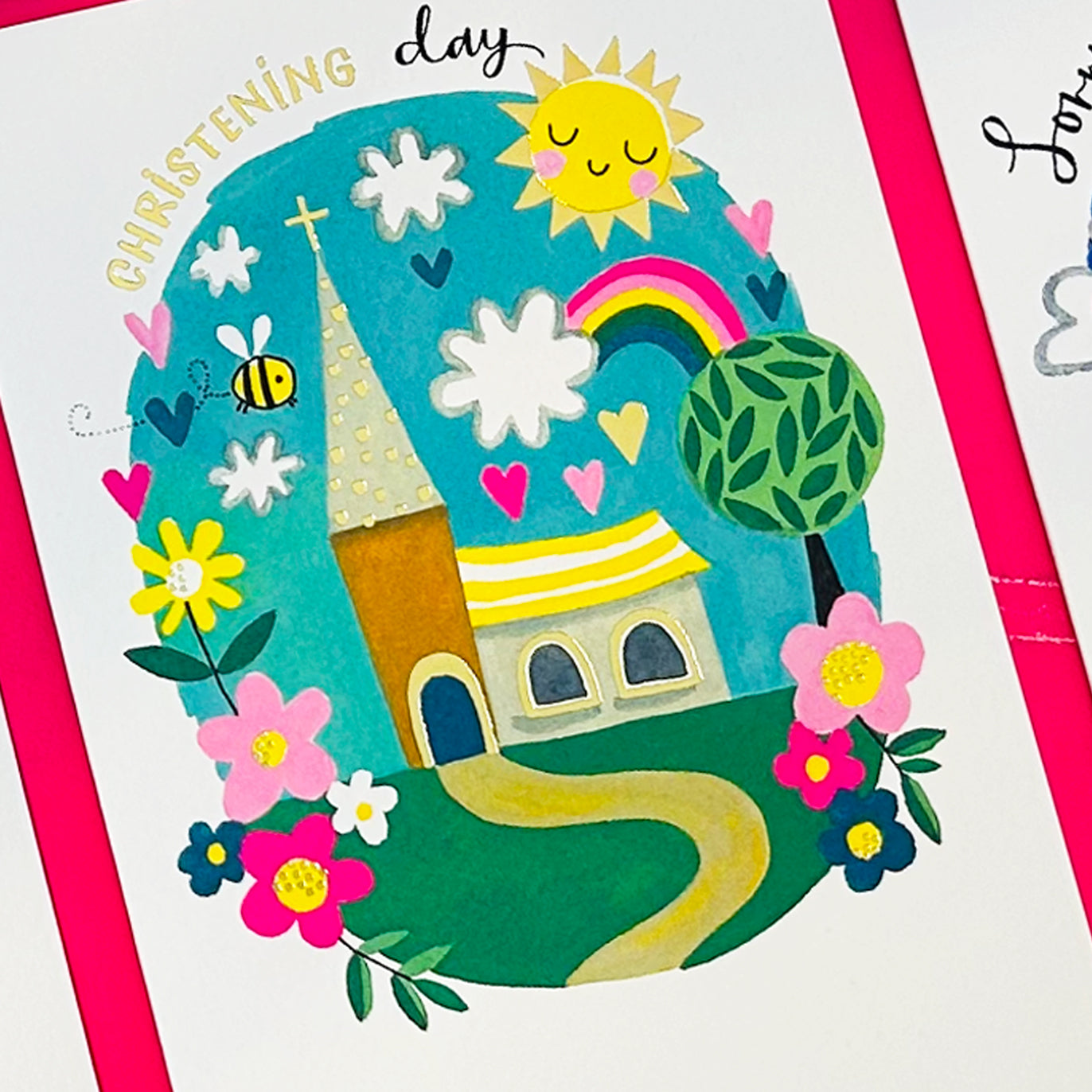 Fingerprint - Christening/Church Greetings Card