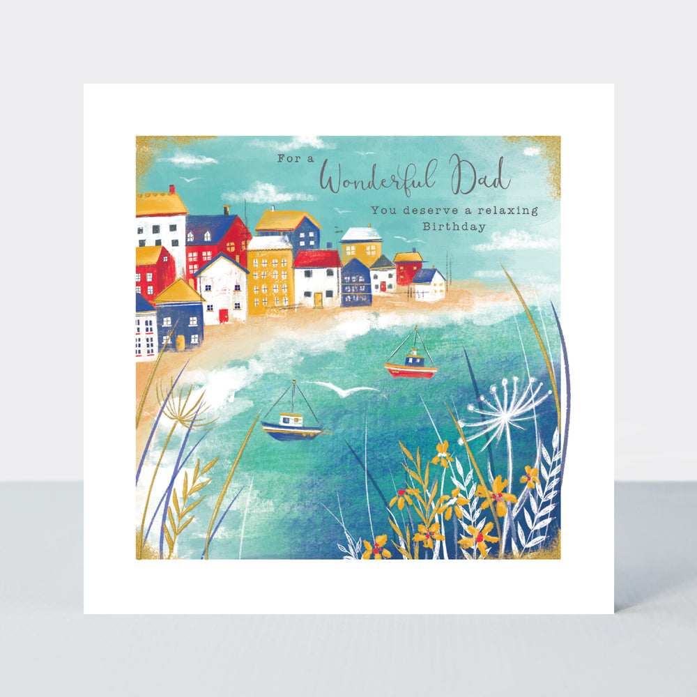 Gallery - Dad Birthday Seaside Scene  - Birthday Card