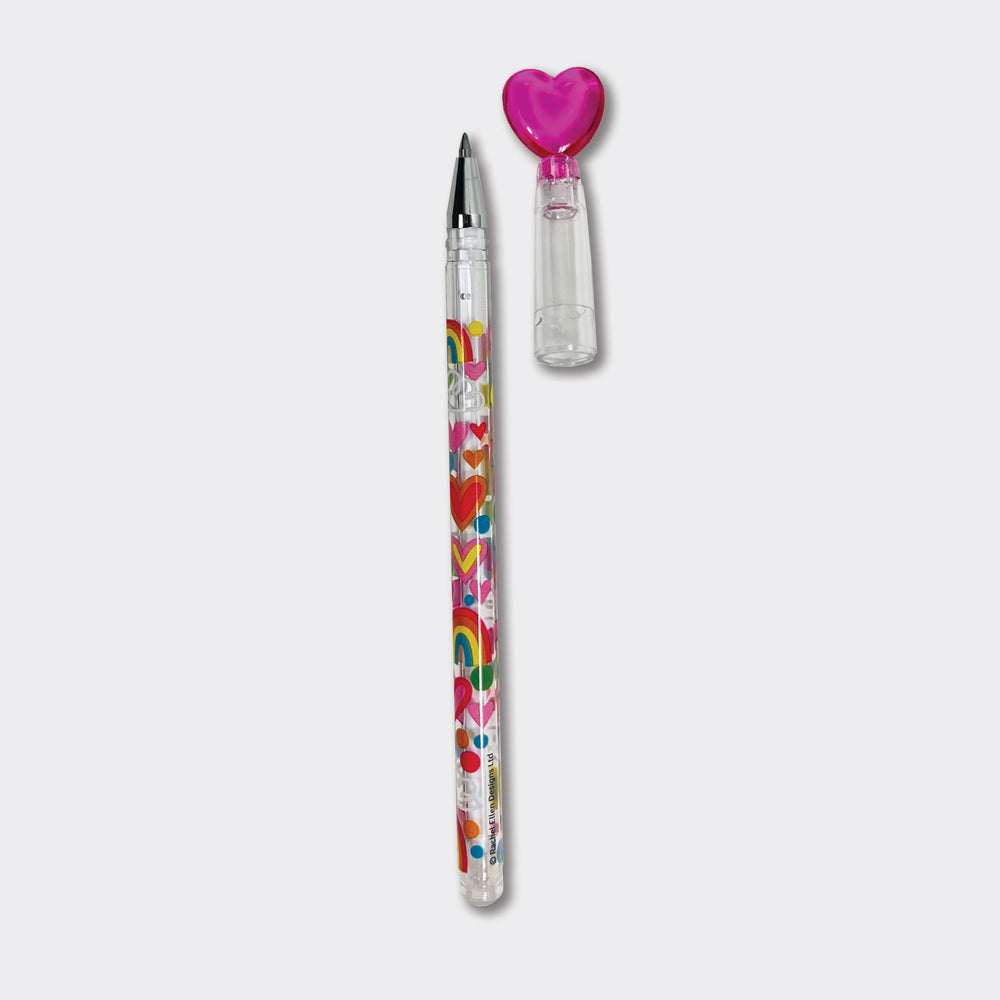 Gel Pen- Heart Lid