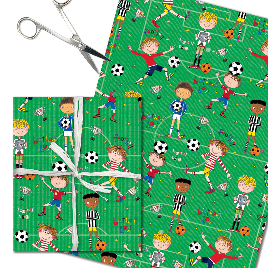 Gift Wrap Sheet - Football