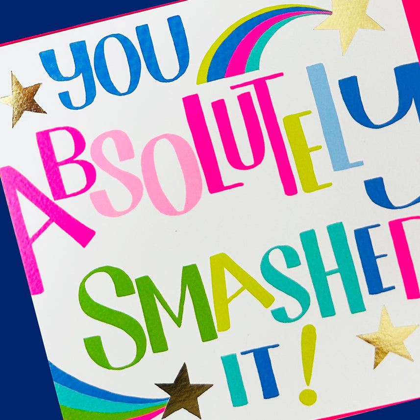 Girl Power - You Absolutely Smashed It! - Greetings Card