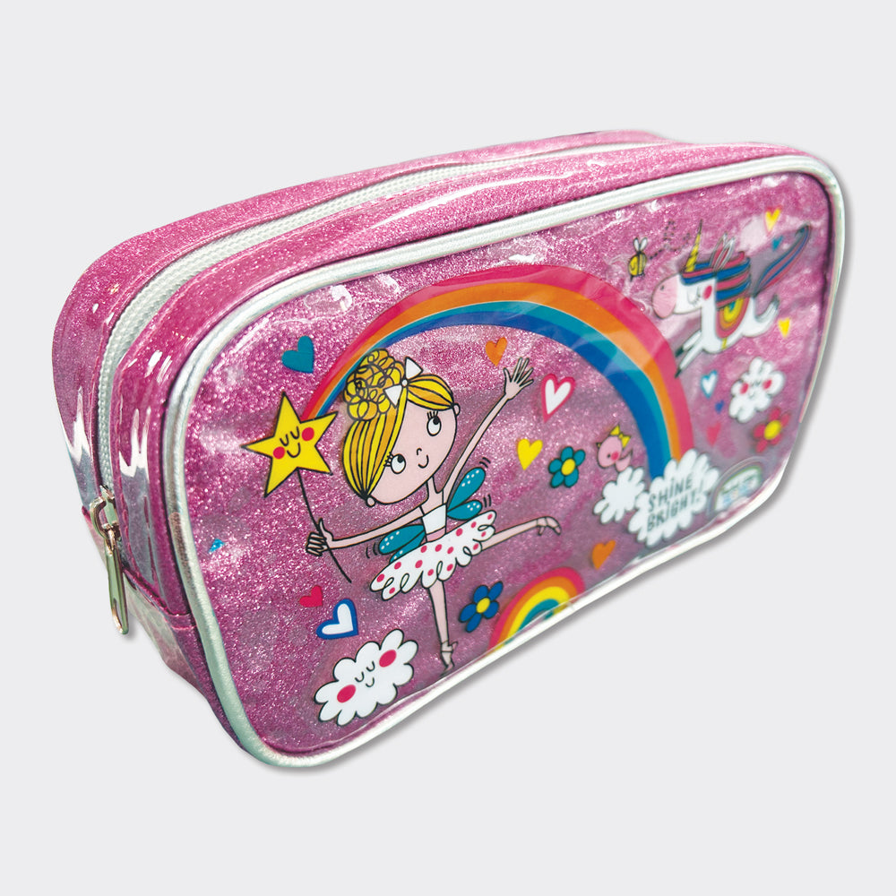 Large Glitter Pencil Case - &