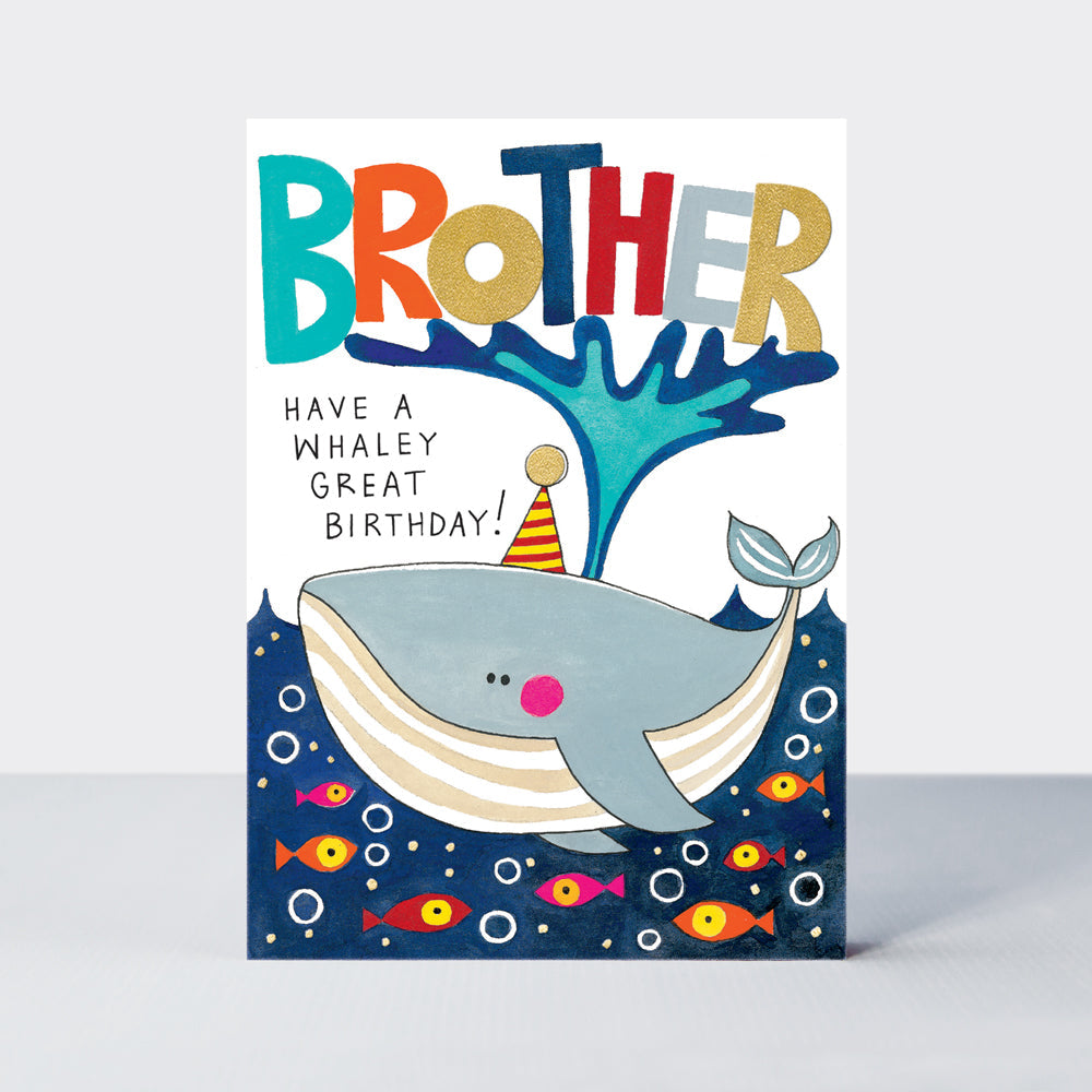 Headliners - Brother Whaley Great Birthday/Whale Card