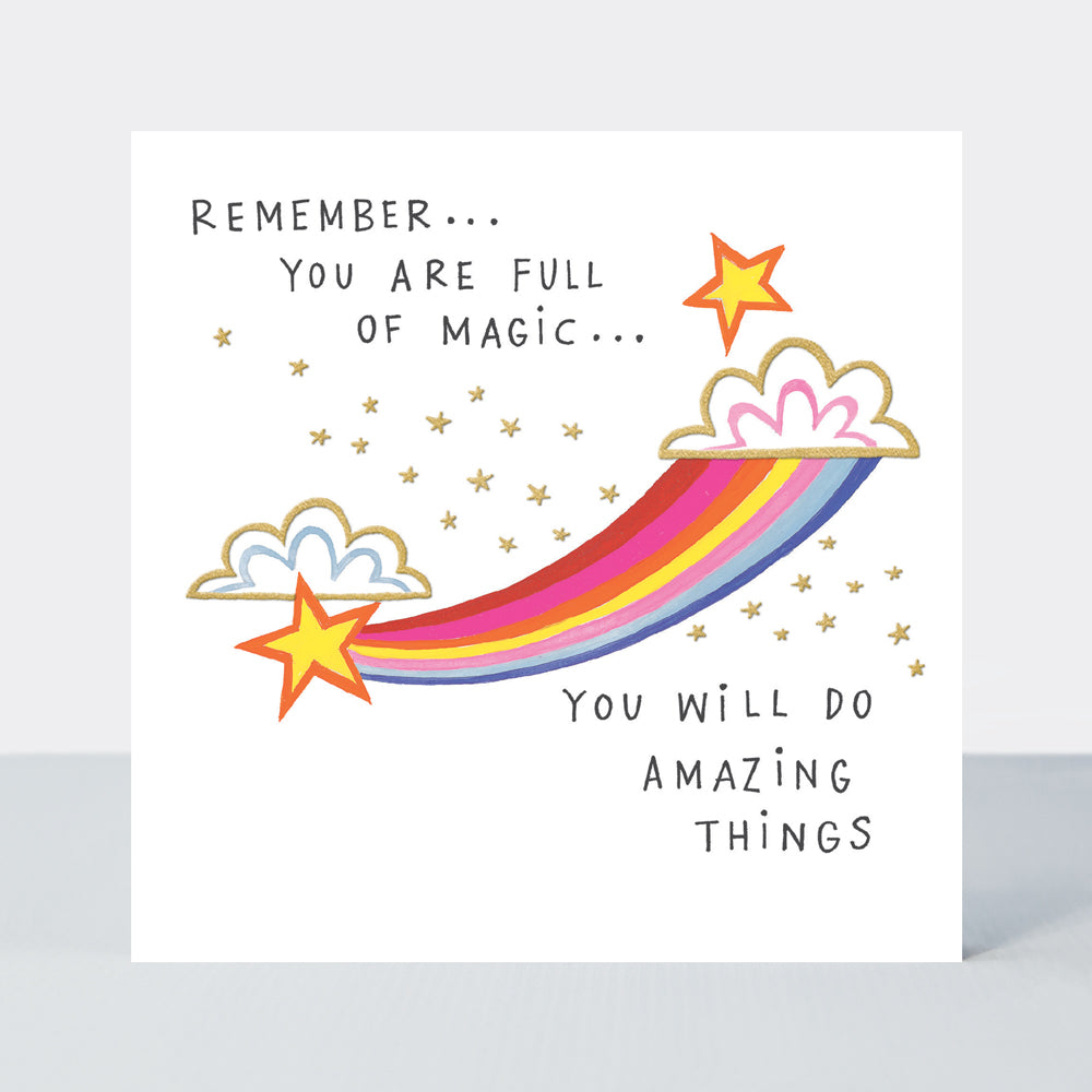 Heart & Soul - You Are Full Of Magic/Rainbow Friendship Card