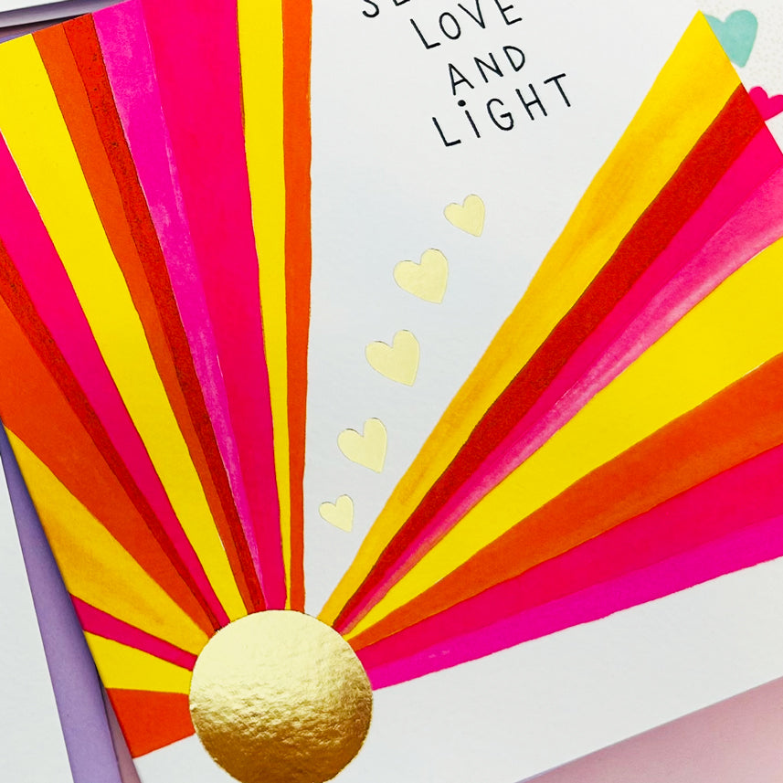 Heart & Soul - Sending Love & Light Friendship Card