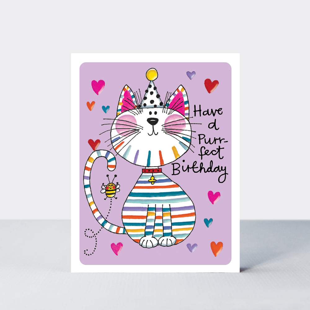 Hey! - Purr-fect Birthday/Cat Birthday Card