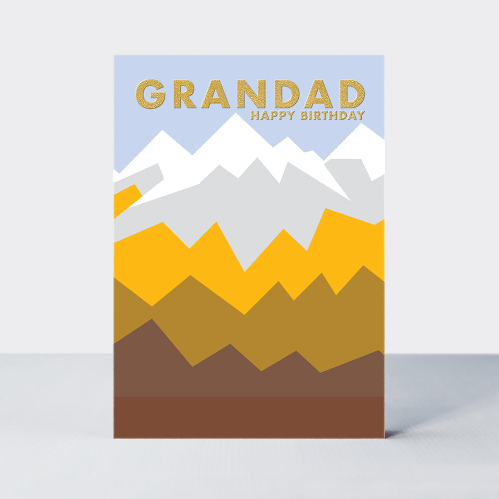 Hike - Grandad Birthday Card - Alps