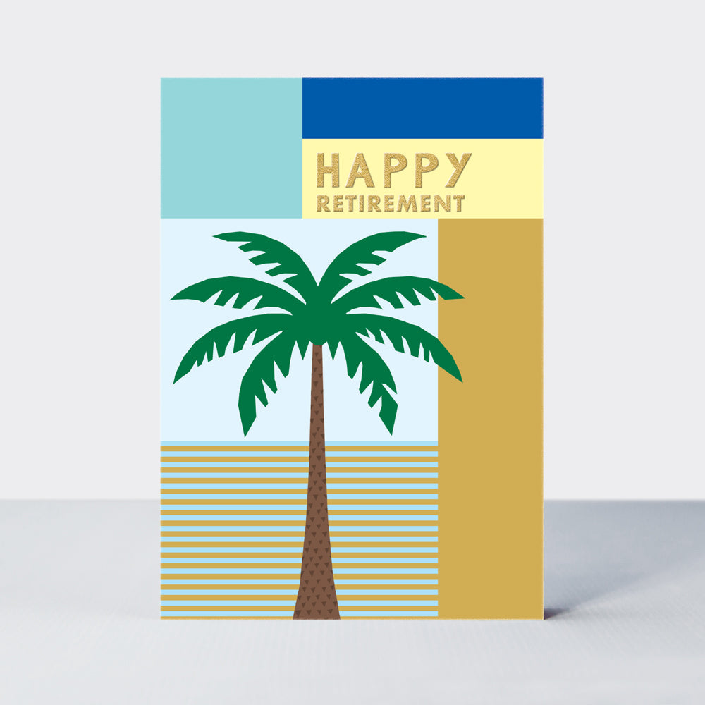 Hike - Happy Retirement Card - Palm Tree