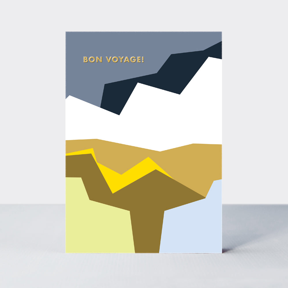Hike - Bon Voyage card - Coastline