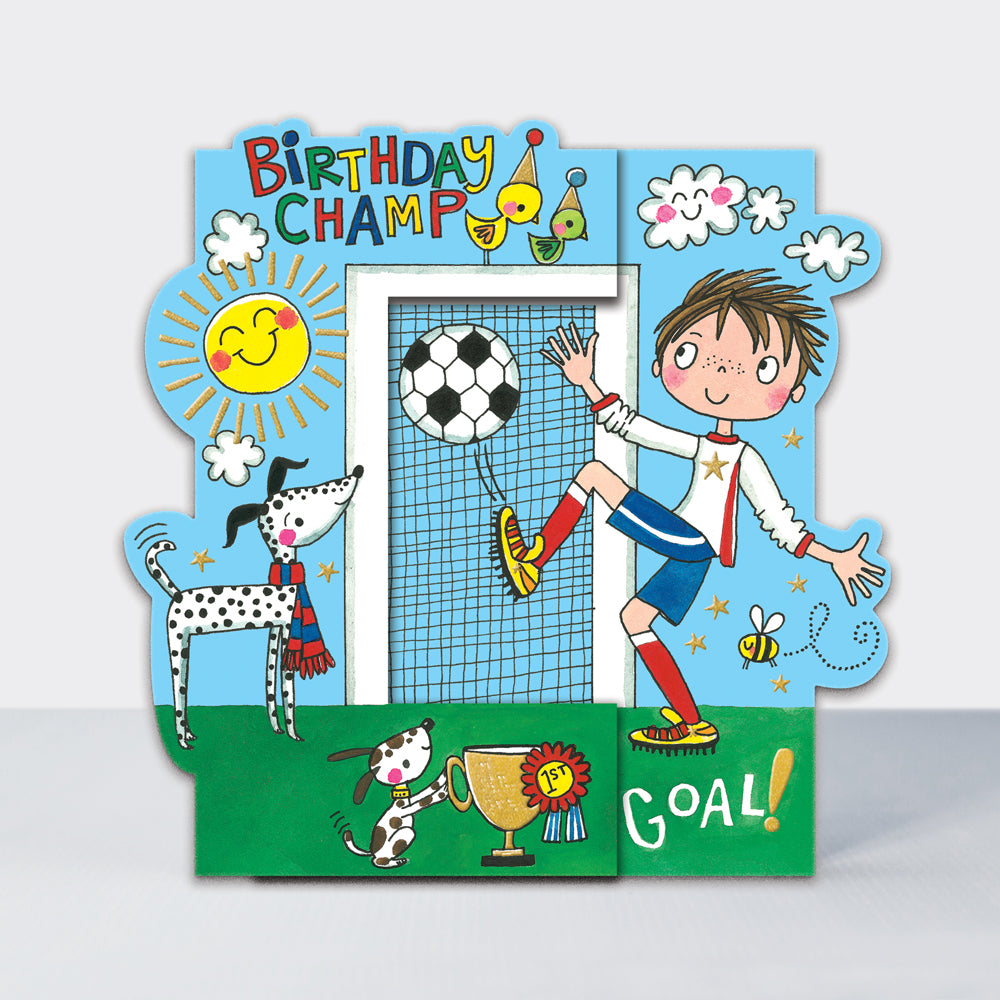 Hip Hop - Birthday Champ Football - Birthday Card
