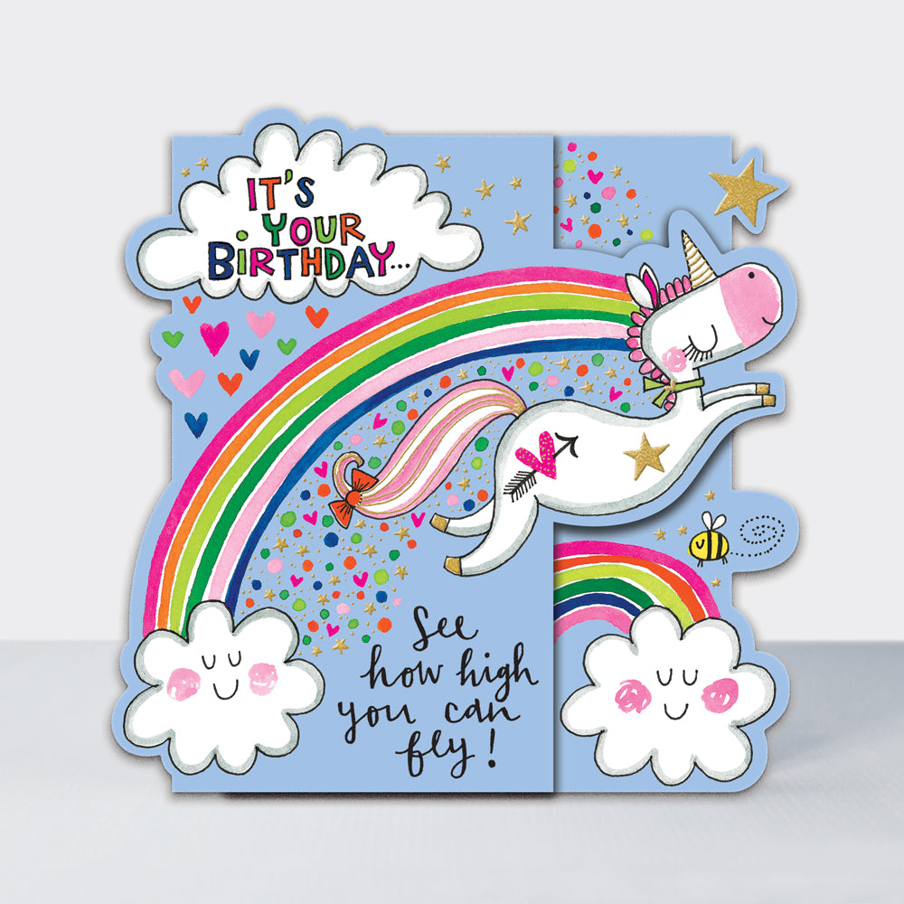Hip Hop - It's Your Birthday Unicorn  - Birthday Card