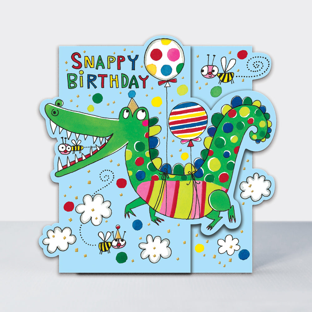 Hip Hop - Snappy Birthday Crocodile - Birthday Card
