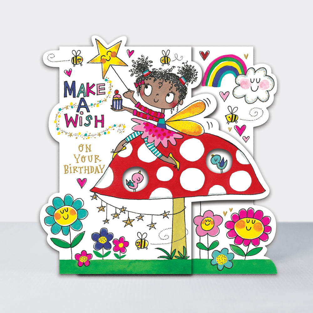 Hip Hop - Make A Wish Fairy - Birthday Card