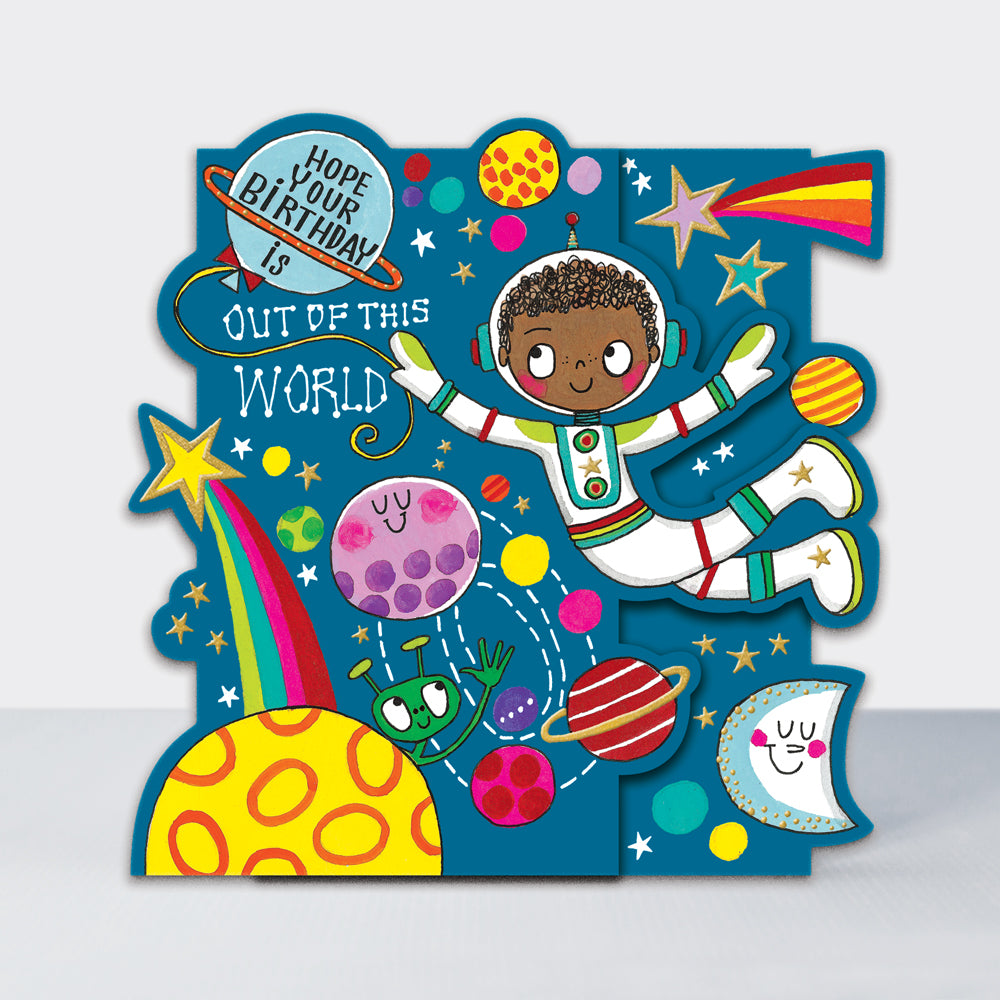 Hip Hop - Out Of This World Astronaut - Birthday Card