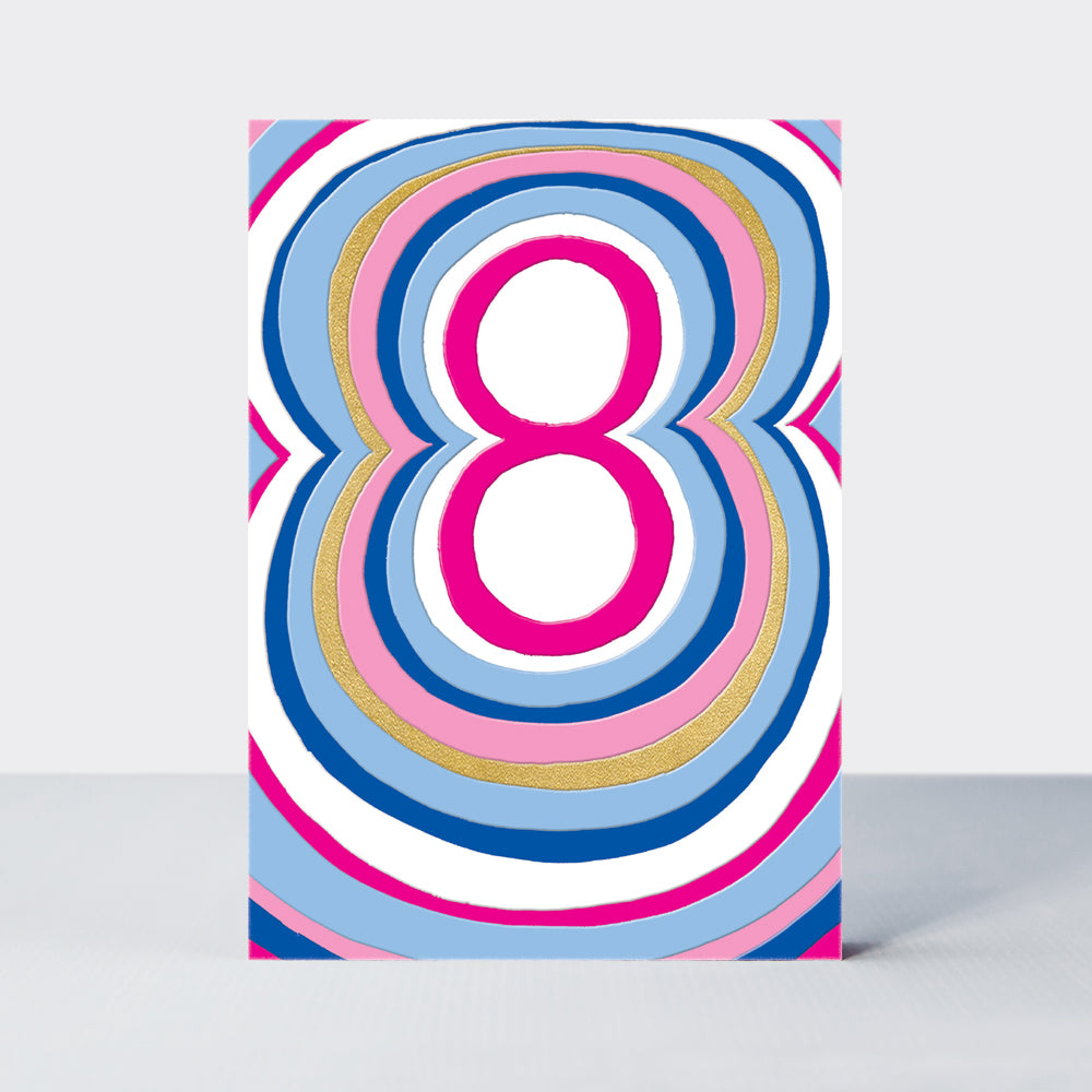 Jazz - Age 8 Girl Birthday Card