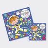 Jigsaw Card - Spaceman and Alien  - Birthday Card