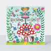 Jigsaw Card - Birthday wishes woodland fairy  - Birthday Card