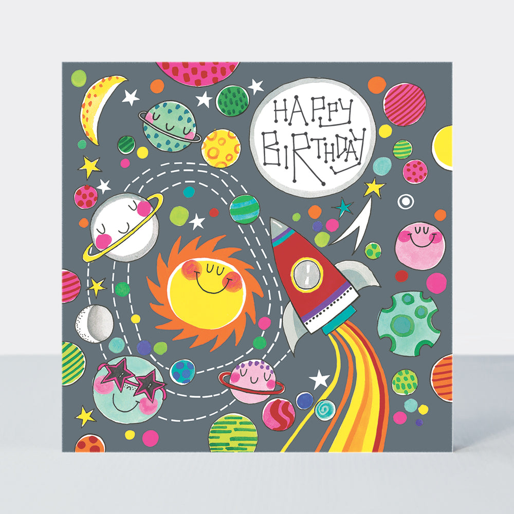Jigsaw Card - Happy Birthday To the Moon  - Birthday Card