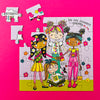 Jigsaw card - Birthday Girl Girl Power  - Birthday Card