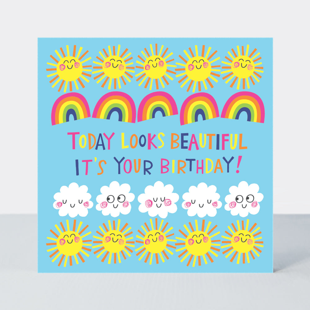 Jigsaw card - Today Looks Beautiful  - Birthday Card