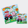 Jigsaw card - Happy Birthday - Farmyard  - Birthday Card