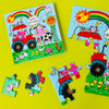 Jigsaw card - Happy Birthday - Farmyard  - Birthday Card